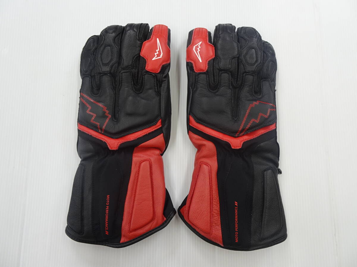 KUSHITANI クシタニ K-5601 GPゼストウィンターグローブ 色:ブラック/レッド サイズ:LL 防寒ウィンターグローブ拍卖