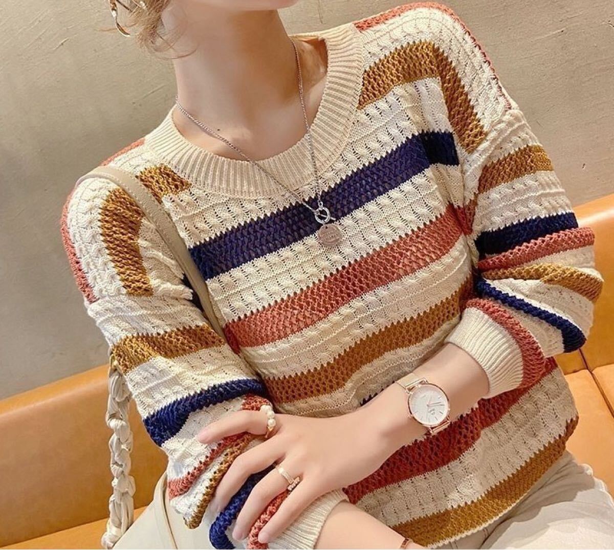 ニット 長袖ニット フリーサイズ拍卖