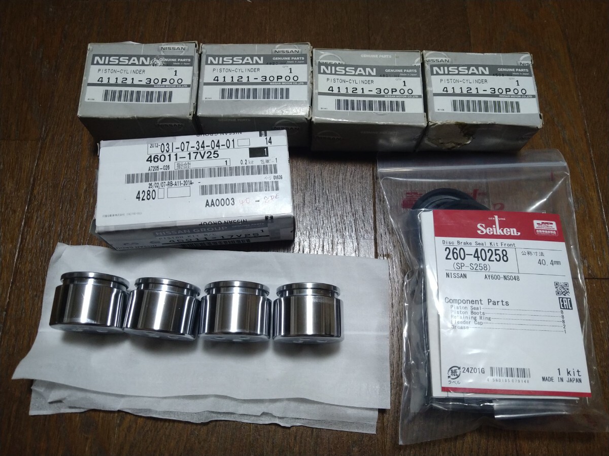 BNR32 GT−R ブレーキキャリパー マスターシリンダー 新品オーバーホール部品セット オマケ付き拍卖