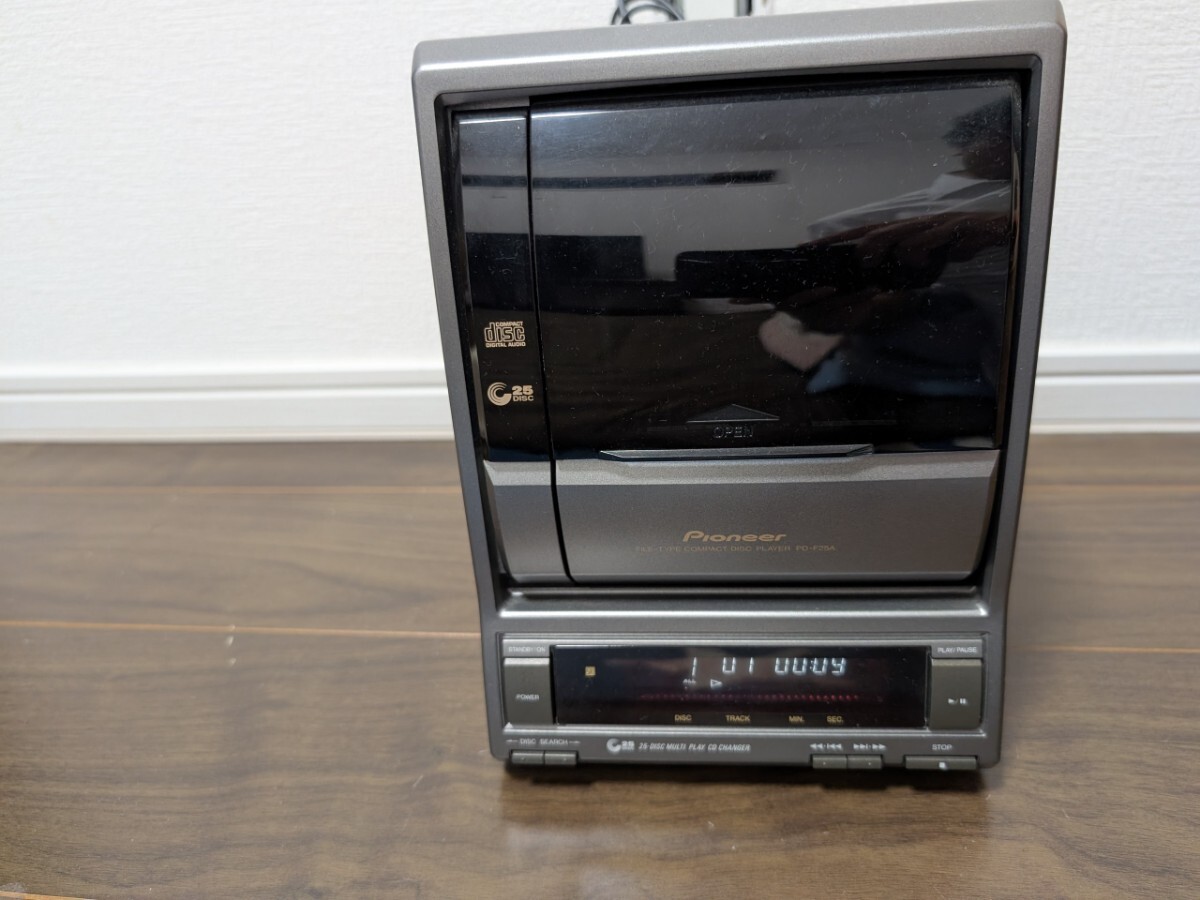 電源確認済/Pioneer パイオニア/PD-F25A/FILE-TYPE COMPACT DISC/05年製/25-DISC MULTI PLAY CD CHANGER/CDプレイヤー チェンジャー/25連装拍卖