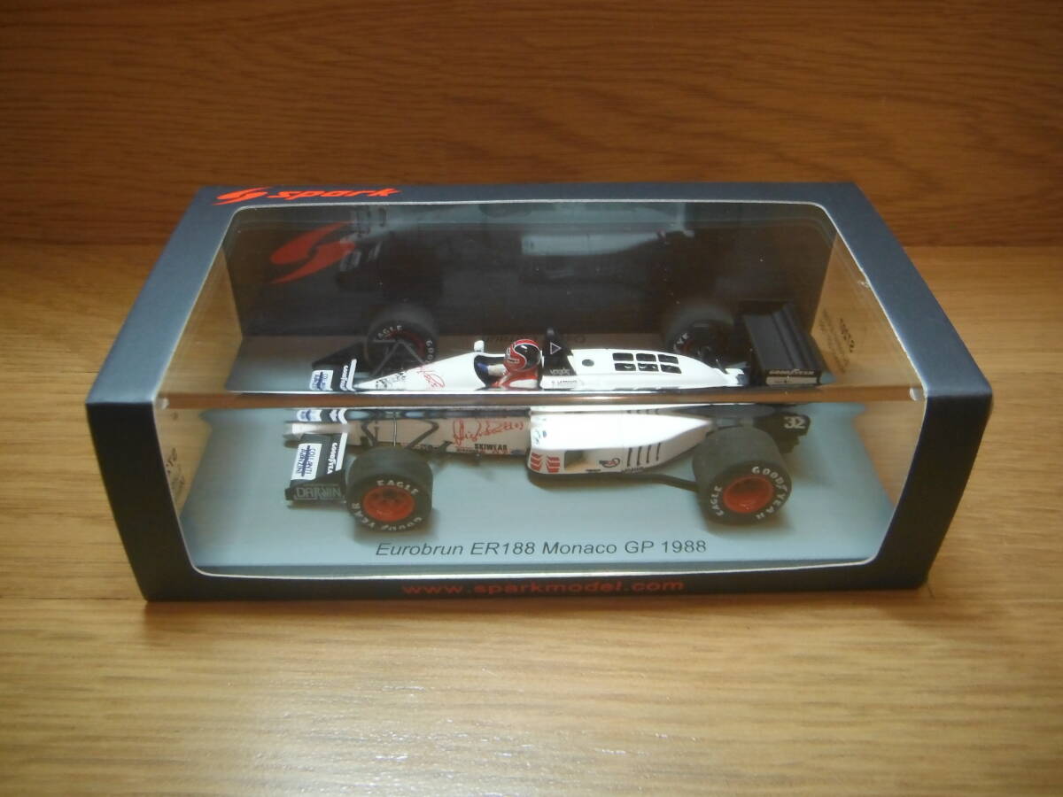 S7207 1/43 ユーロブルン ER188 No.32 モナコGP 1988 タバコデカール貼付済拍卖