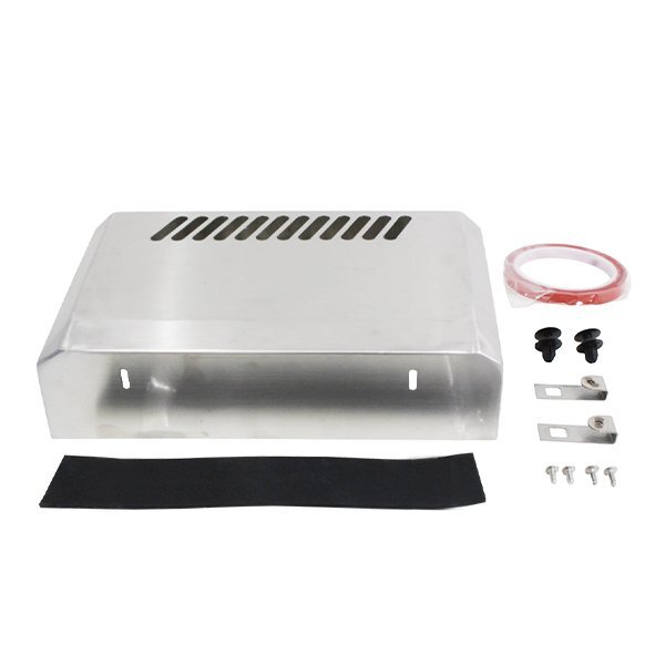 ステンレス製 バッテリーカバー ハイゼットトラック S200 S210 S500P S510P H26.9~ 標準車 ジャンボ 取付部品付き ダイハツ拍卖