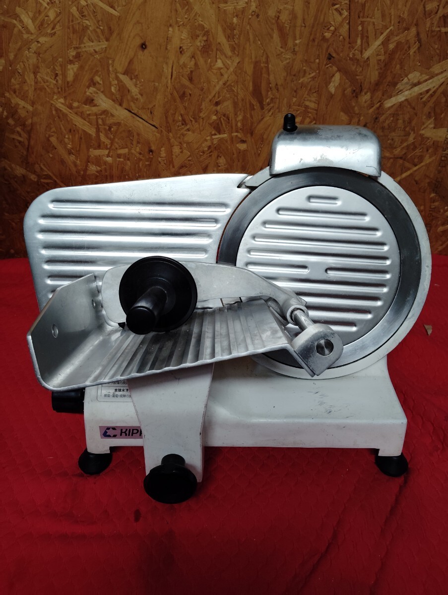 ミートスライサー PRO-220ES-B  ハムスライサー ダイシン商事 肉スライサー コンパクトタイプ 業務用 100V 厨房機器 動作品現状売り拍卖
