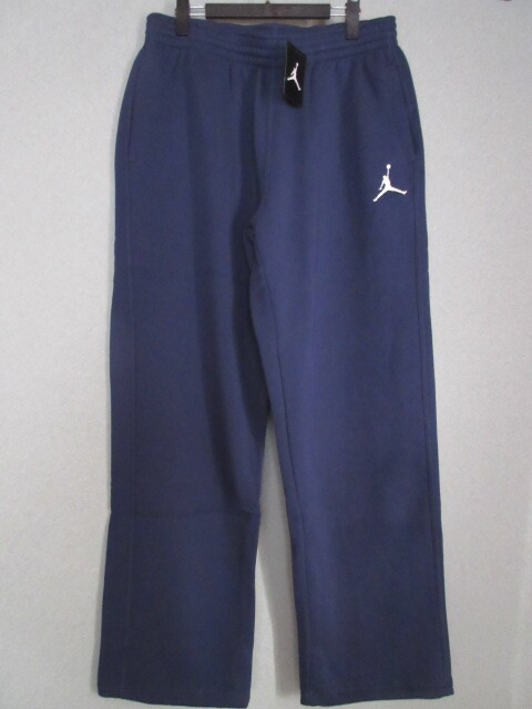 送料無料 人気完売 Nike Jordan JORDAN BRAND ジャンプマン ワイドスウェットパンツ 2XL ネイビー 濃紺 正規品 新品未使用タグ付き拍卖