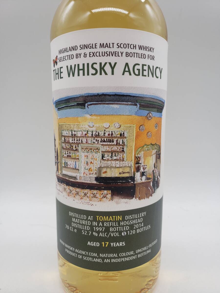 トマーティン TOMATIN 1997-2014 17年 WHISKY AGENT 52.7% 700ml拍卖