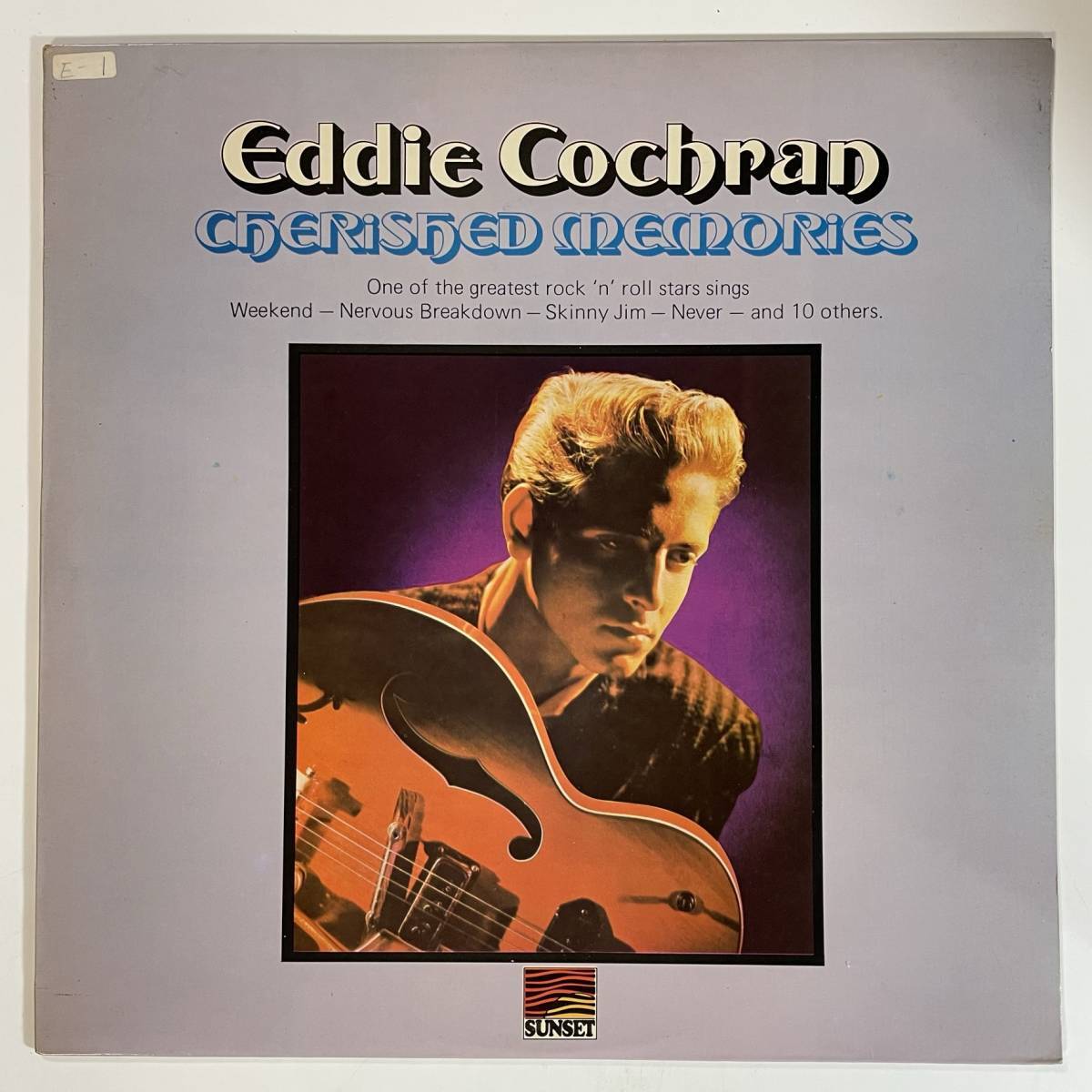 15342 【UK盤★良盤】 EDDIE COCHRAN/CHERISHED MEMORIES拍卖
