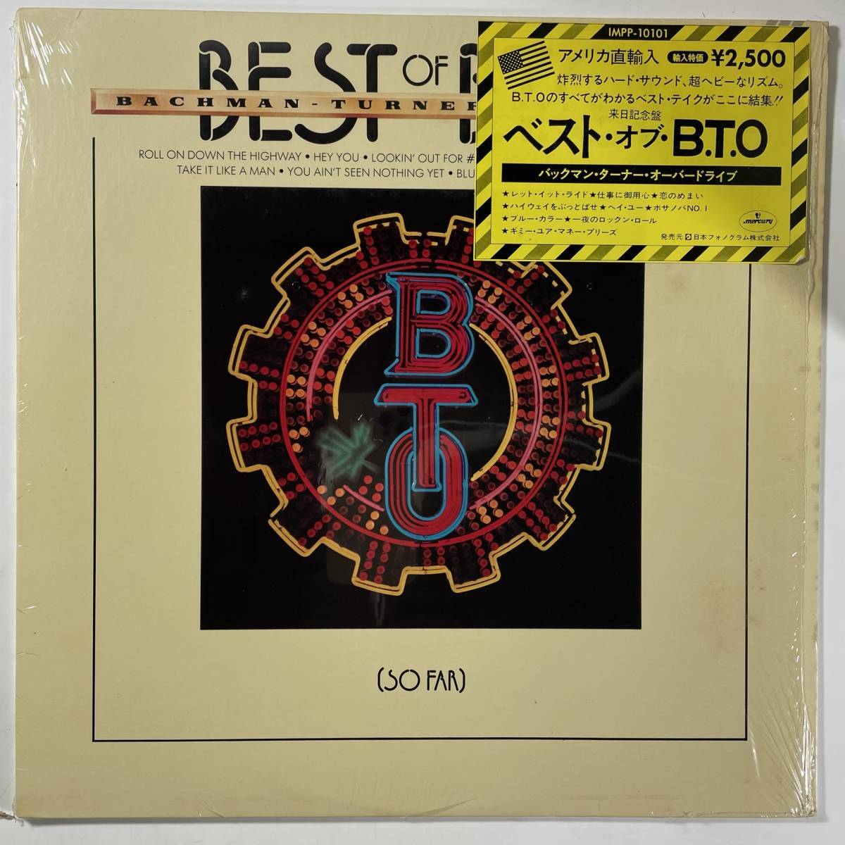 23556【US盤★美盤】 Bachman-Turner Overdrive/Best Of B.T.O. (So Far) ※シュリンク拍卖