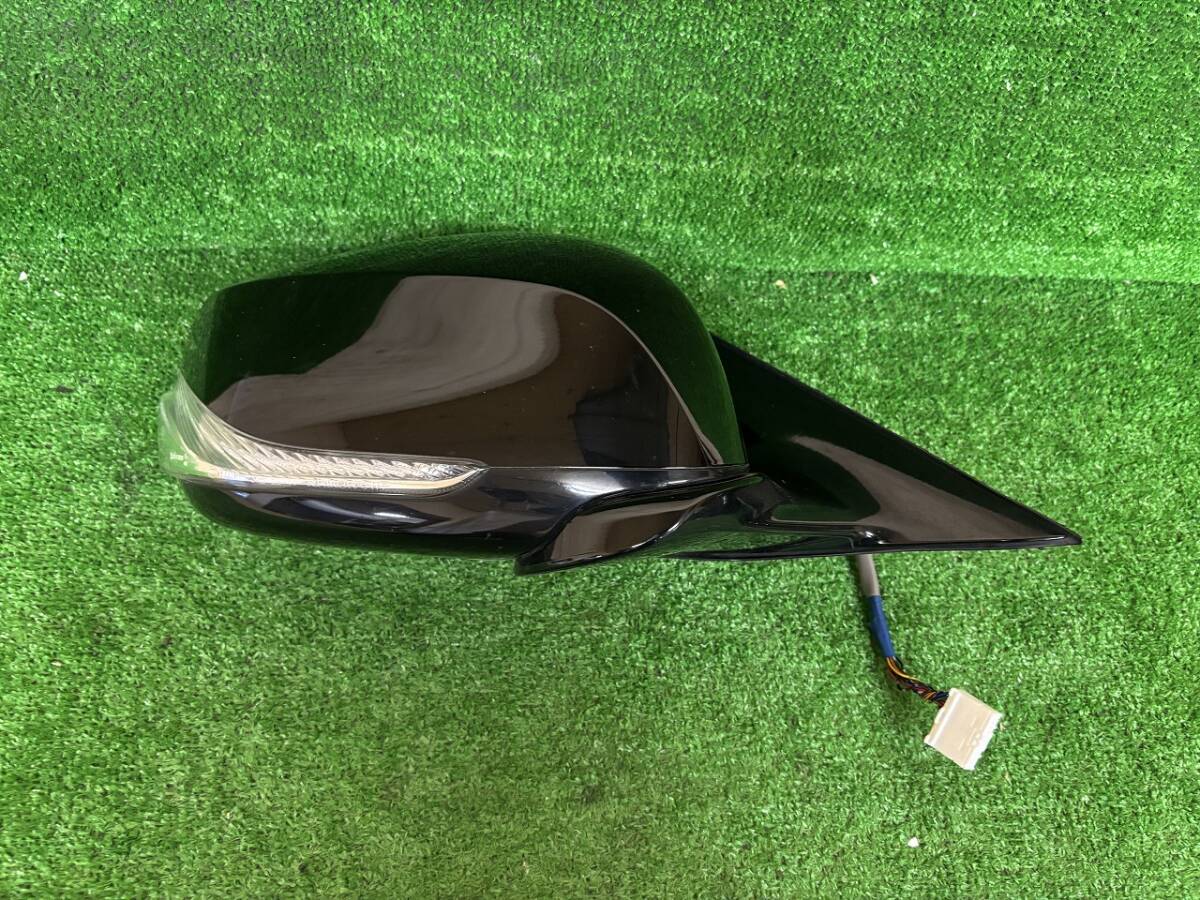 ★☆スカイライン V37 前期 純正右ドアミラー 黒KH3 9ピン☆★拍卖