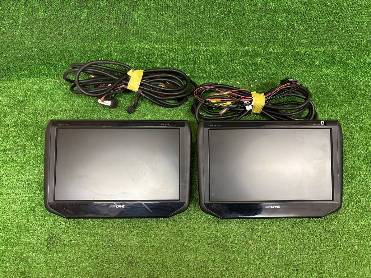 ★☆ALPINE アルパイン 9インチ リアモニター SSA9T ヘッドレスト取付 2台分 HDMI対応☆★拍卖