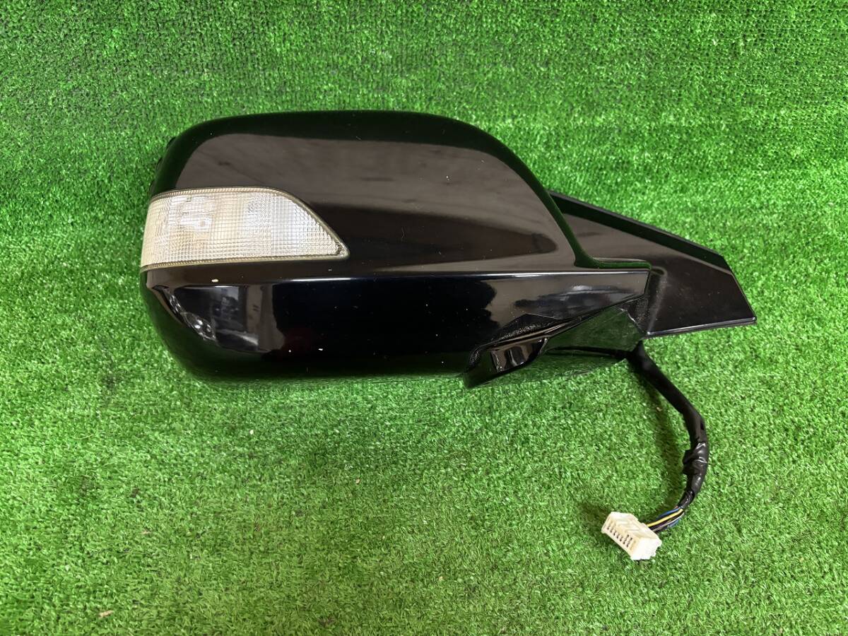 ★☆CR-V RE3/RE4 前期 純正右ドアミラー 黒B92P ヒーター付 9ピン☆★拍卖