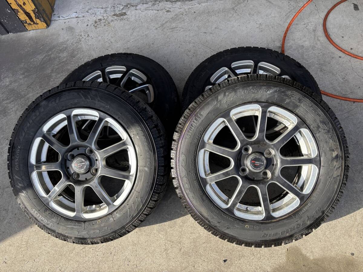 ★☆TOYO GARIT GIZ 165/70R14 2023年製 8部山 14×5.5J +47 4H 100PCD☆★拍卖