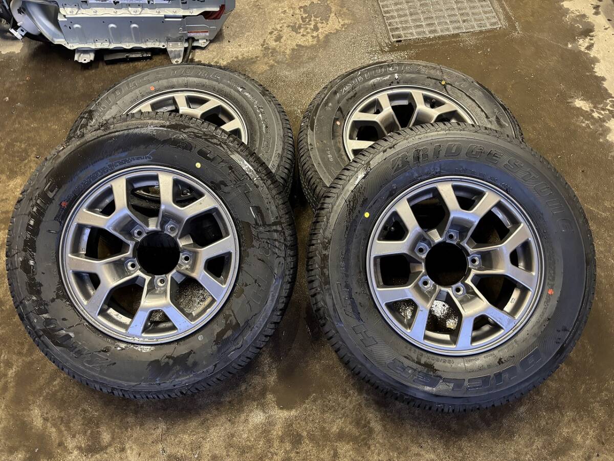★☆BRIDGESTONE DUELER H/T 195/80R15 2020年製 新車外し ジムニーシエラ 純正 15×5.5J +5 5H 139.7☆★拍卖