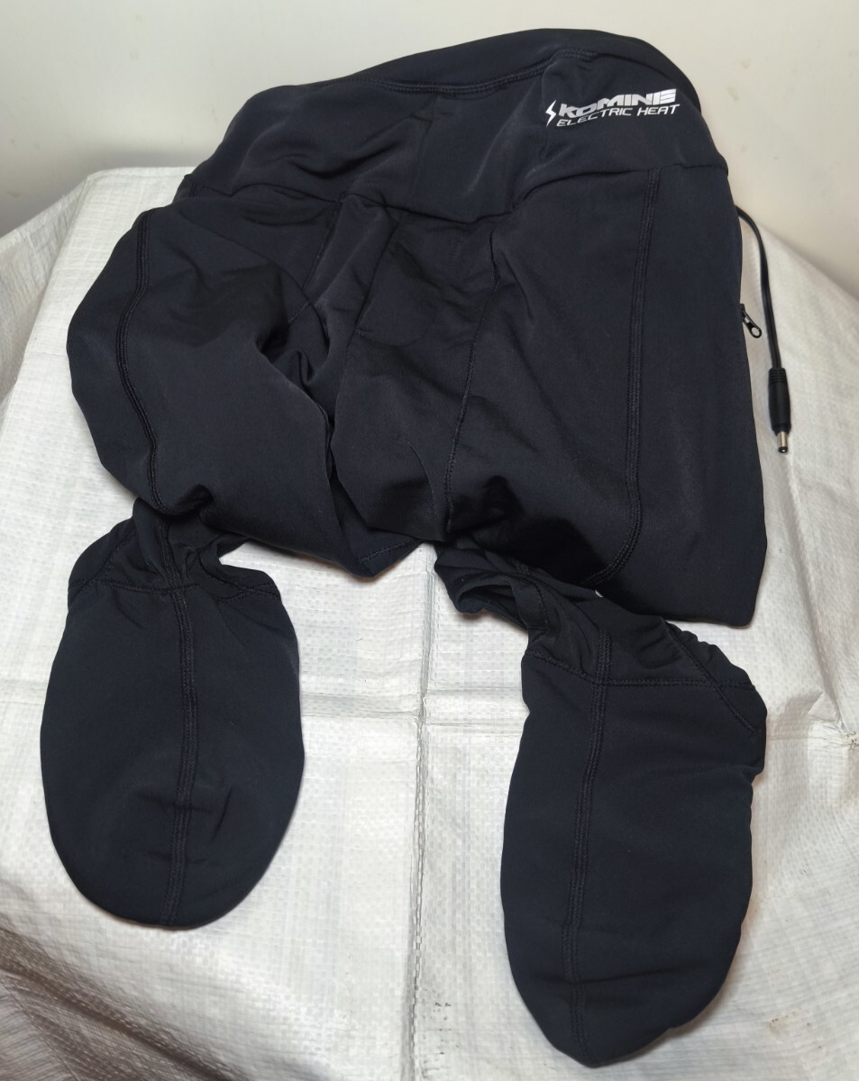 コミネバイク用 12Vエレクトリックインナータイツ EK-113 08-113 サイズXL 試着のみ未使用品拍卖