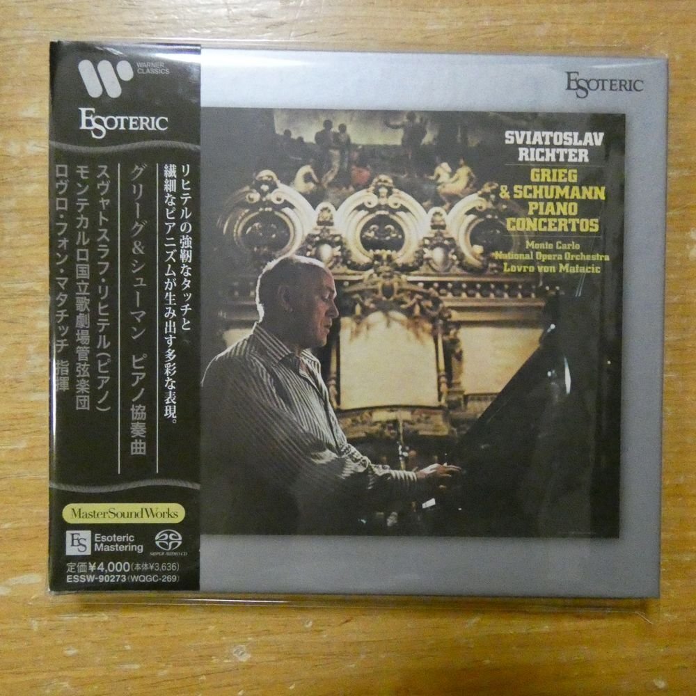 4907034224821;【ハイブリッドSACD/ESOTERIC】リヒテル / グリーグ&シューマン:ピアノ協奏曲(ESSW90273)拍卖