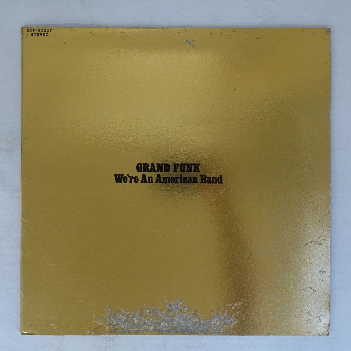 11244169;【ほぼ美盤/国内盤/YELLOW VINYL/見開き】Grand Funk / We're An American Band拍卖