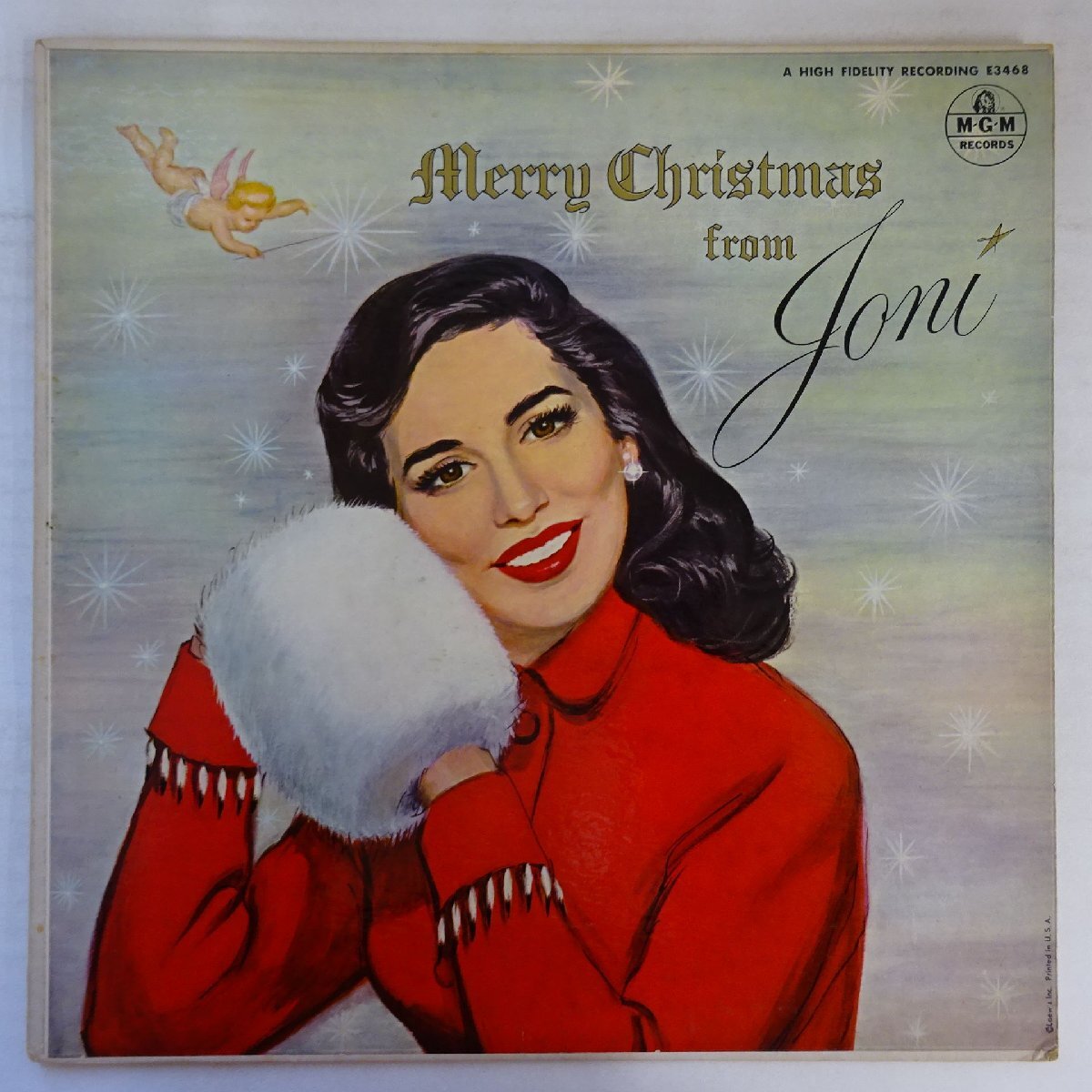 14059570;【US盤/MGM/MGM/黄ラベル/MONO/深溝/コーティング】Joni James / Merry Christmas From Joni拍卖
