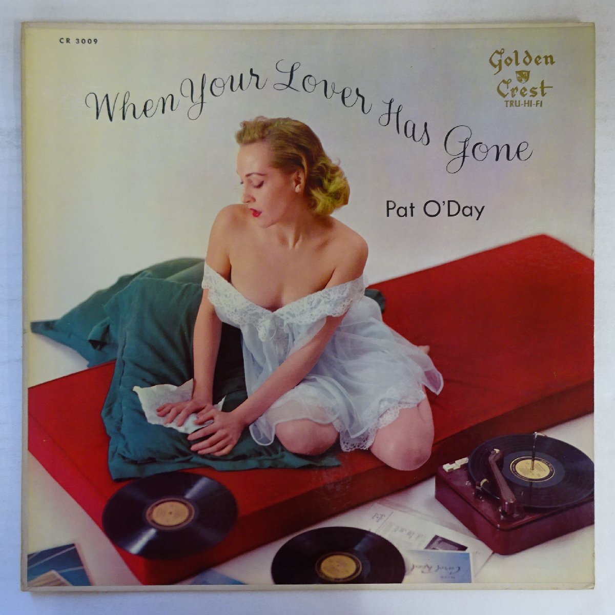 14059586;【美盤/US盤/Golden Crest/金ラベル/MONO/フラット/コーティング】Pat O'Day / When Your Lover Has Gone拍卖