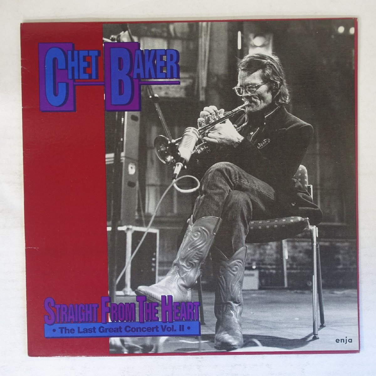 14059637;【ほぼ美盤/US盤/enja】Chet Baker / Straight From The Heart - The Great Last Concert Vol. II拍卖