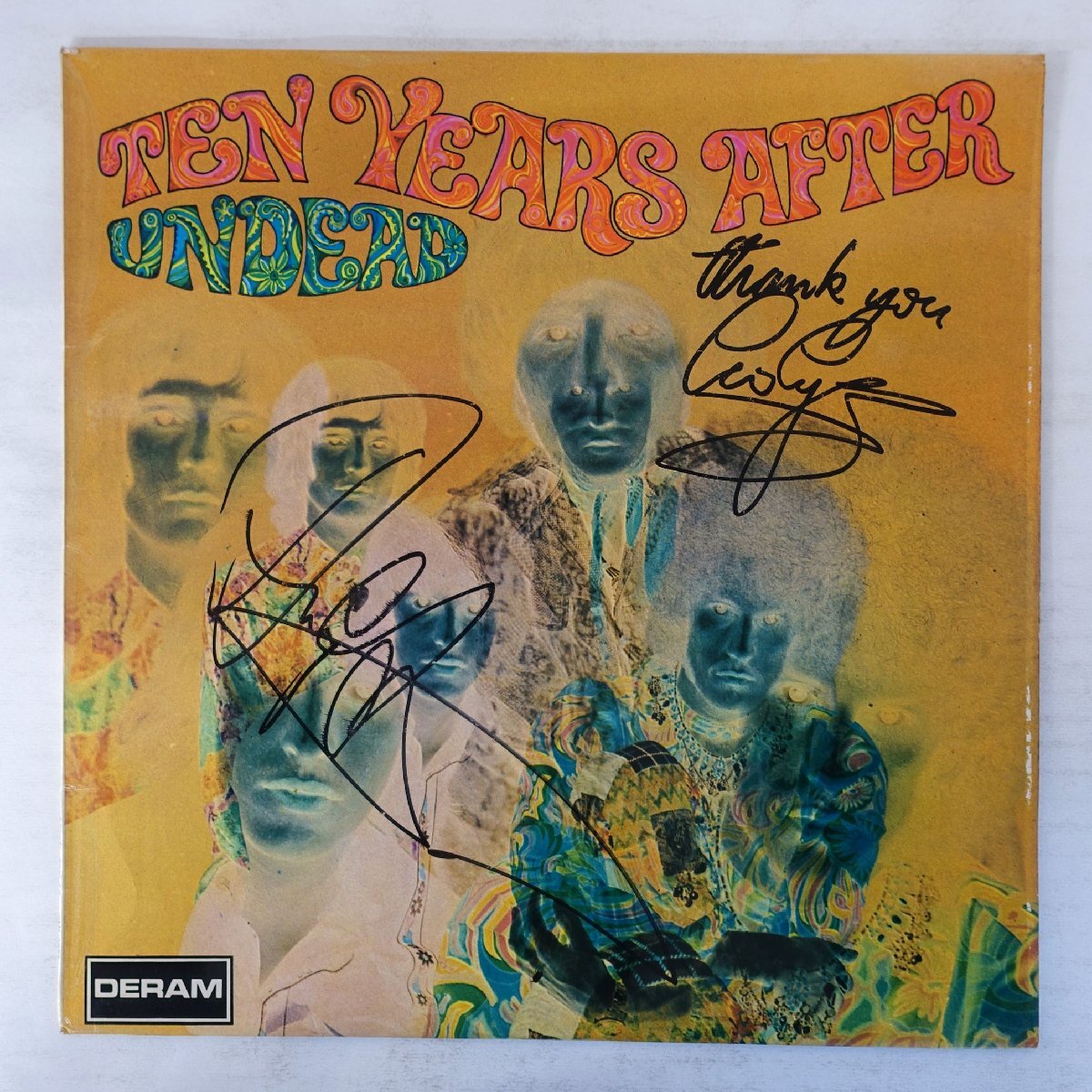 14059665;【UK盤/直筆サイン/赤白小ラベル/コーティング】Ten Years After / Ten Years After Undead拍卖