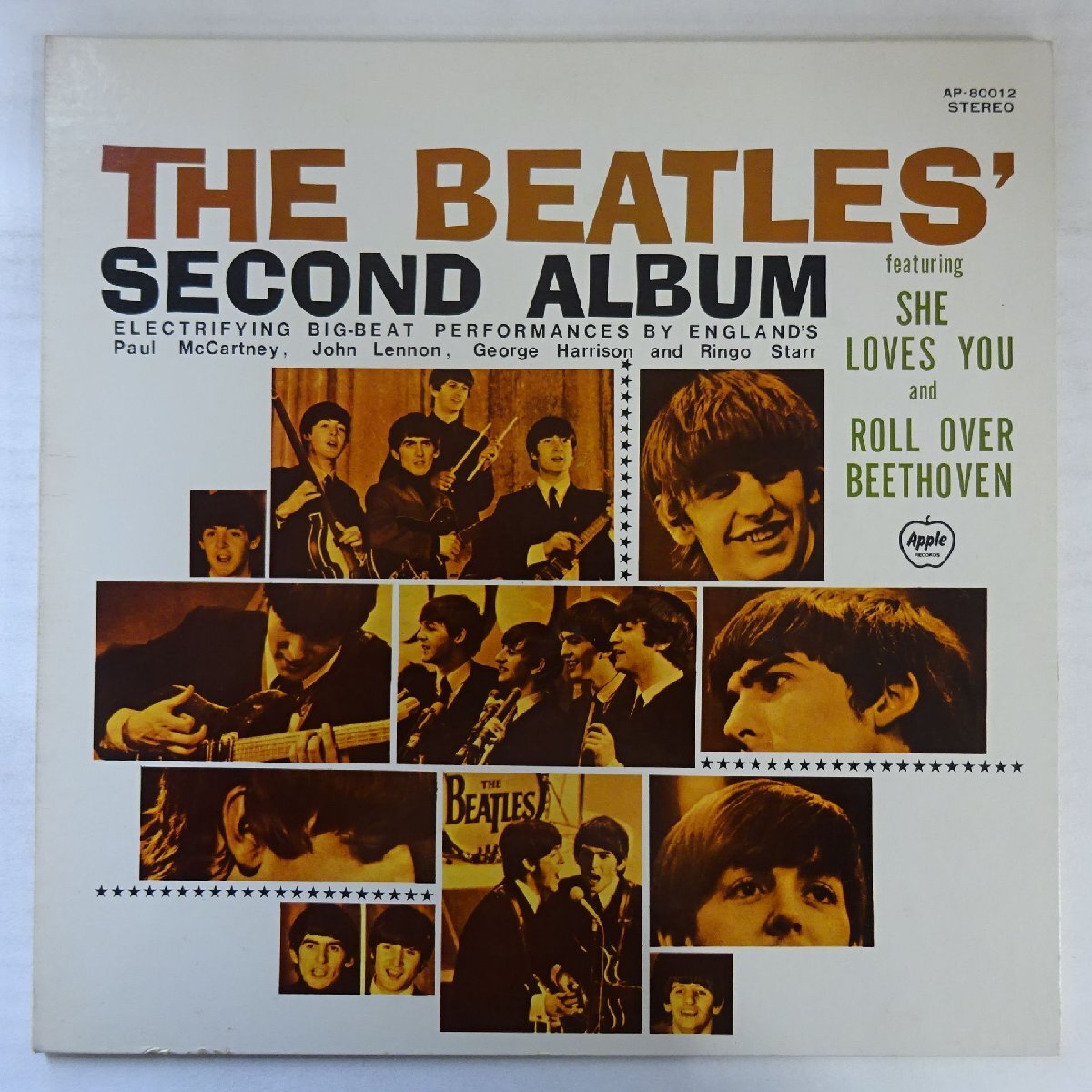 11245670;【国内盤/赤盤/見開き】The Beatles / The Beatles' Second Album拍卖