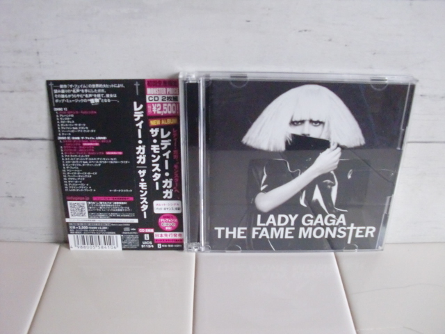 LADY GAGA 〇● THE FAME MONSTER 2CD ●〇 帯付き 2枚組 アルバム CD 日本盤 ザ・モンスター レディー・ガガ ボーナストラック拍卖