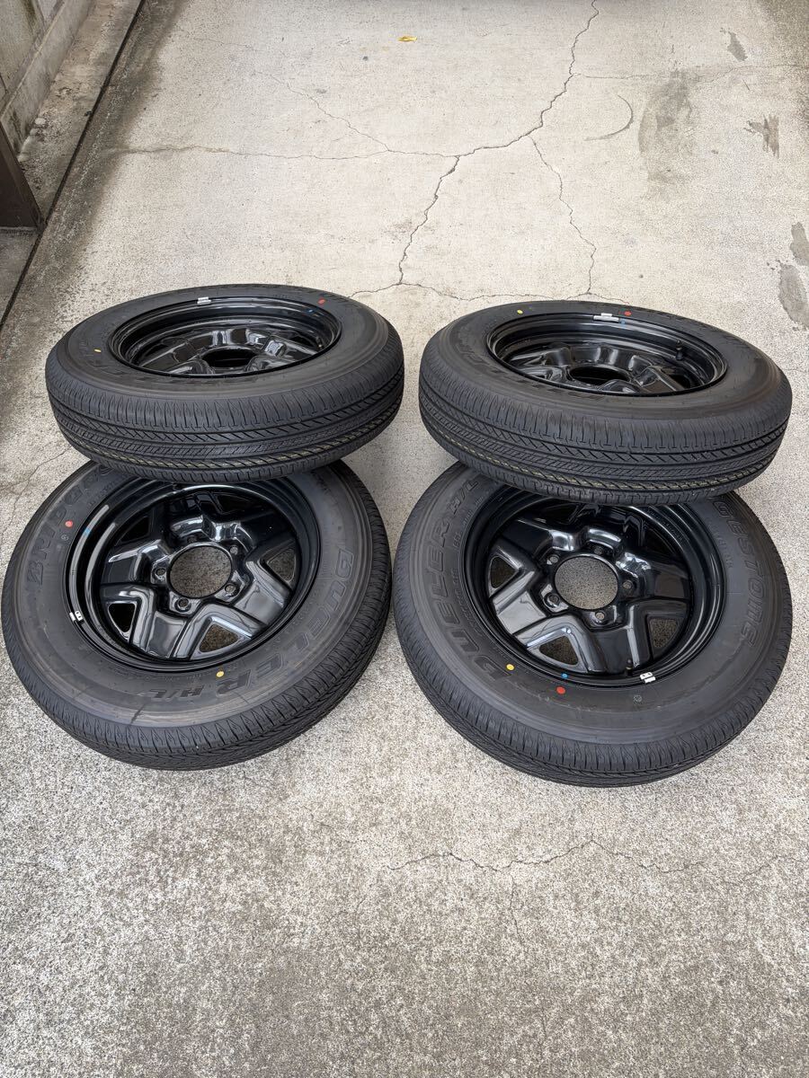 ジムニー JB64 スチールホイール タイヤ 新車外し4本セット2025年製 ブリヂストン 手渡し可拍卖