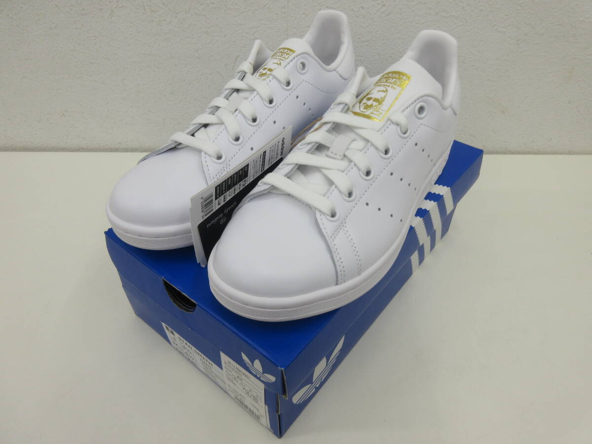 未使用品 adidas アディダス STAN SMITH スタンスミス F36575 23.0cm ホワイト スニーカー ローカット拍卖
