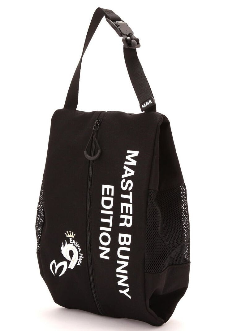 【新品正規品】マスターバニーエディション/ 原英莉花プロコラボ限定品 アイコン付き シューズケース (男女兼用) カラーブラック /完売品拍卖