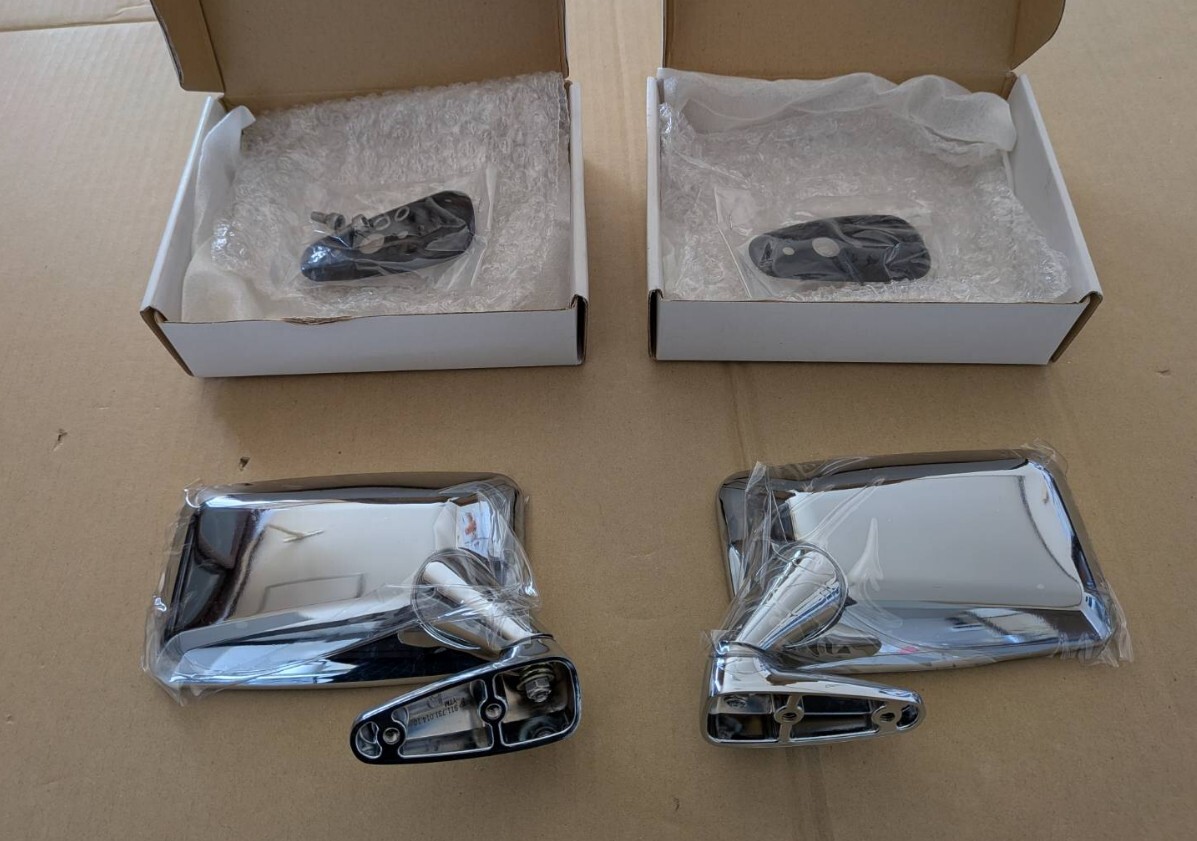 930 ポルシェ 純正 74 カレラ ドアミラー 左右 SET (検 PORSCHE 73 75 空冷 ナロー 911 901 912 911T 911E 911S SC 356 964 RS Carrera 2.7拍卖