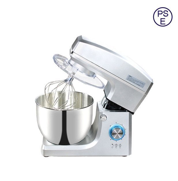 スタンドミキサー 5.5L大容量 4種類アタッチメント付き 低騒音 6段階スピード調節 タイミング機能家庭用 業務用 こねる 電動 お菓子拍卖