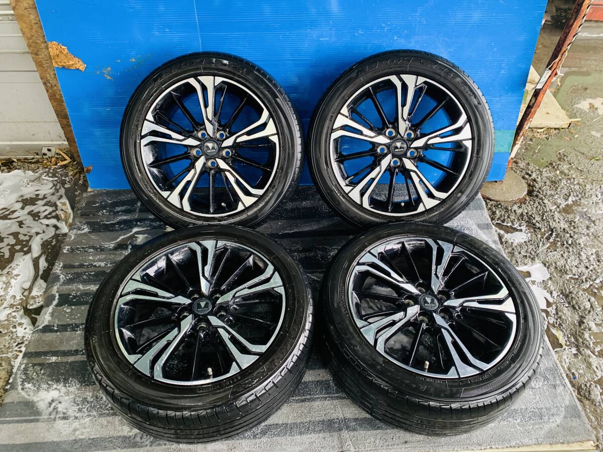 ZVG11 ZVG15 ZSG10 カローラクロス MODELLISTA WingDancerXIV 18インチ アルミホイール&タイヤセット 18×7.0J&225/50R18インセット40 拍卖