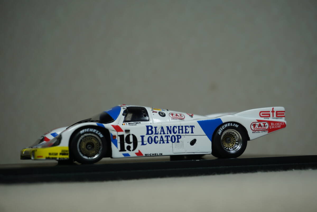 1/43 ブルン ルマン spark Porsche 956 #19 1986 Le Mans 24h BRUN ポルシェ 956B ブーツェン フェルテ拍卖