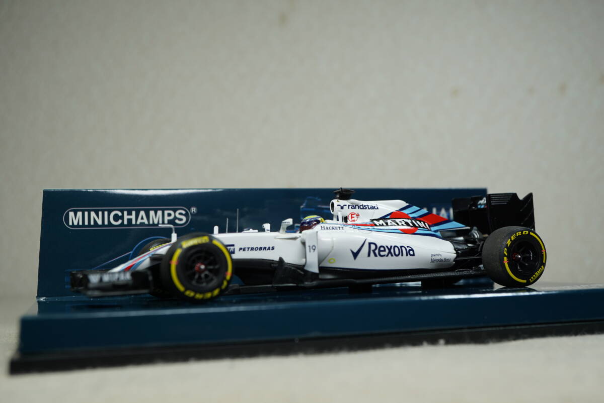 1/43 マッサ MINICHAMPS Williams FW38 Mercedes #19 Massa 2016 F1 ウィリアムズ メルセデス MARTINI Racing マルティニ レーシング拍卖