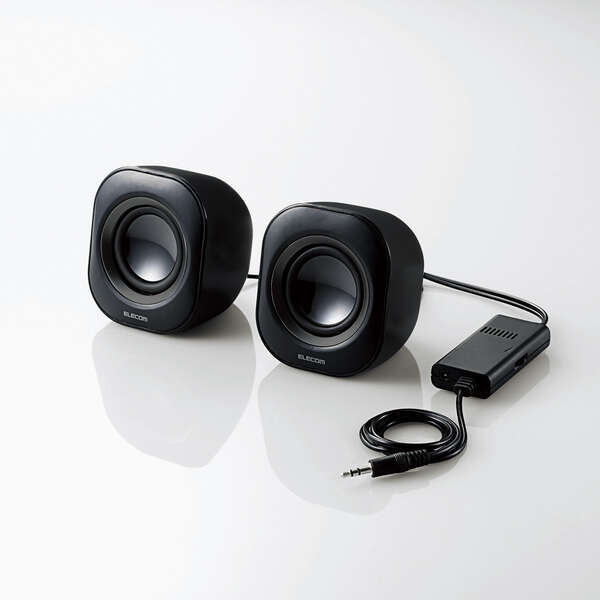 2.0chスピーカー 実用最大出力6.0W ACアダプタータイプ ステレオサウンドを手軽にお楽しみいただけます: MS-P08A2BK拍卖