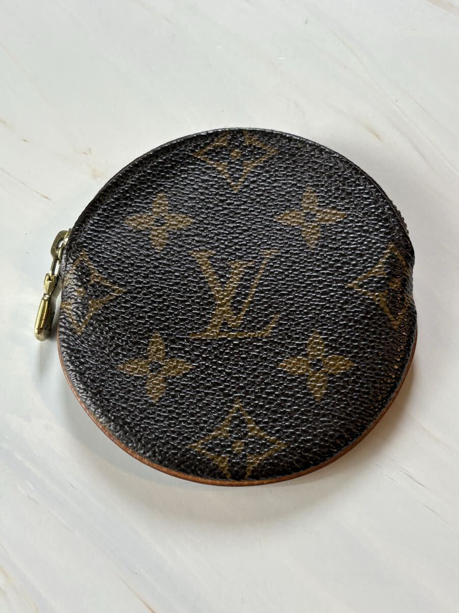 C【T25101102】1円〜 ルイヴィトン Louis Vuitton モノグラム コインケース ポルトモネロン 小銭入れ 丸型拍卖