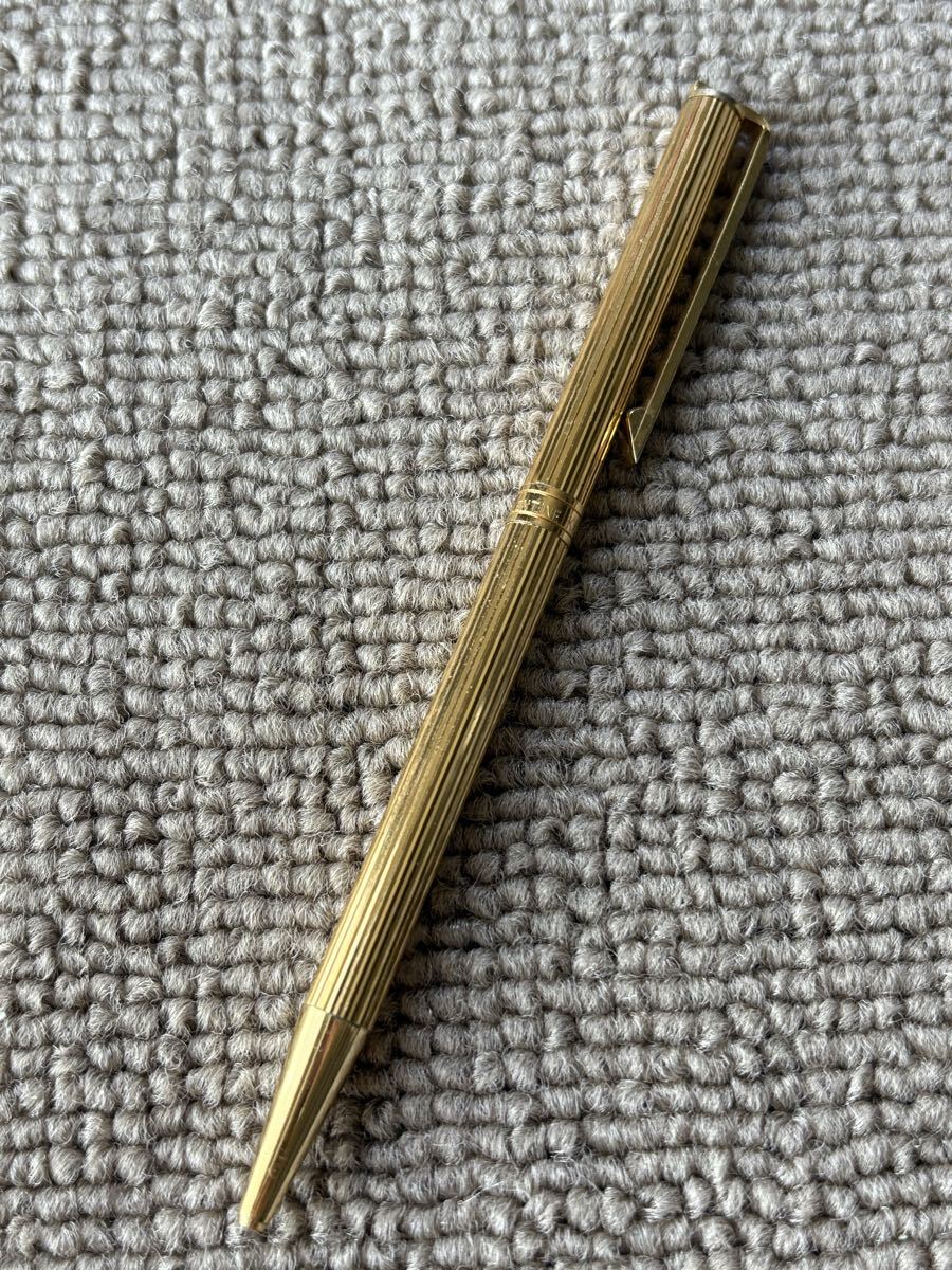 C【A25032005】1円〜 valentine バレンタイン ボールペン 筆記用具 ゴールドカラー 18K GP拍卖