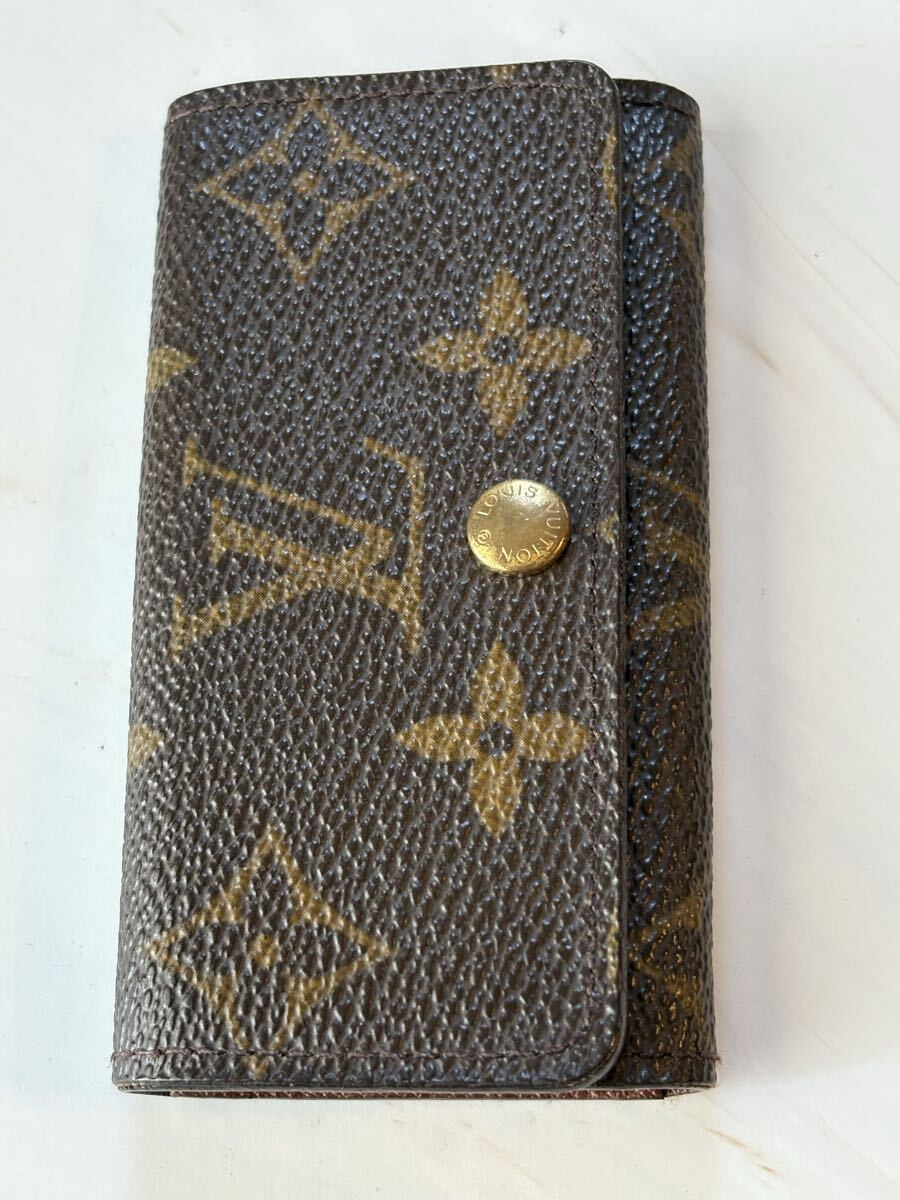 C【TF24121901】1円〜 Louis Vuitton ルイヴィトン キーケース モノグラム ミュルティクレ 4連拍卖