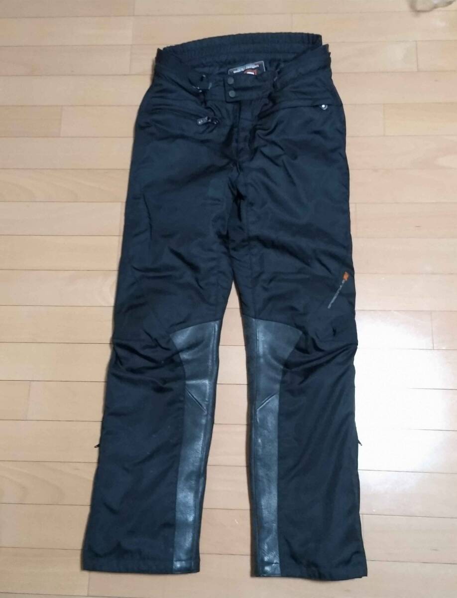 HYOD テキスタイル ウインター ライディングパンツ Mサイズ ブラック ジャンク扱いで拍卖