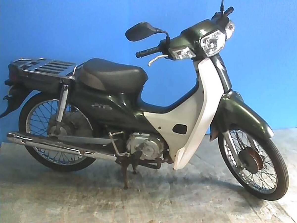 HONDA スーパーカブ50-2 緑 エンジン始動動画 自賠責保険で乗れます 半額配送キャンペーン 現状渡し諸経費¥0- 横浜 P-Yard 045-507-6300拍卖