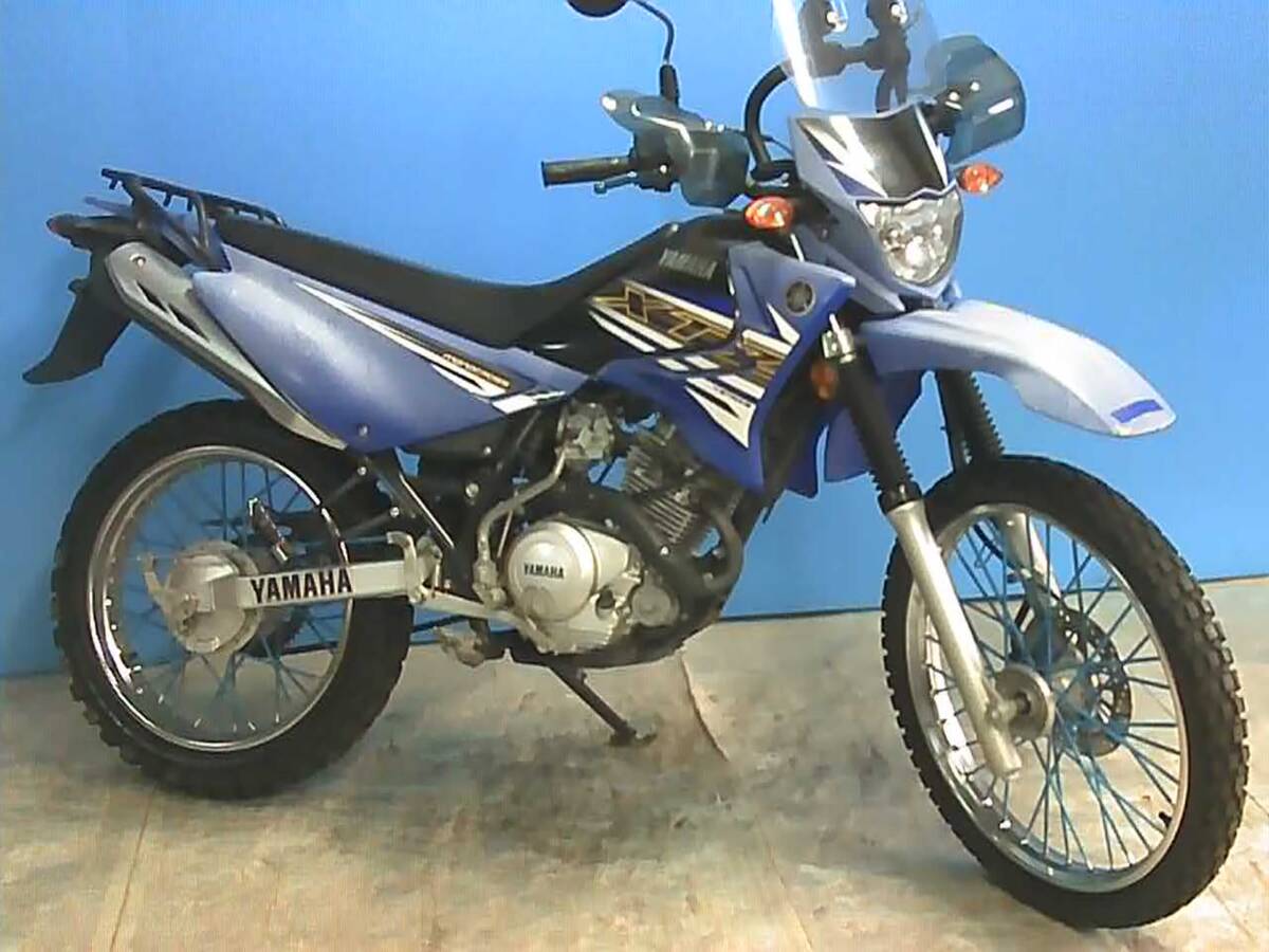 YAMAHA XTZ125E 青 エンジン始動動画 自賠責保険で乗れます 半額配送キャンペーン 期間限定 現状渡し諸経費¥0- 横浜 P-Yard 045-507-6300拍卖