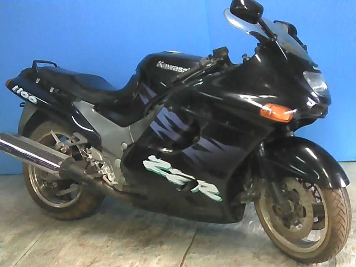 KAWASAKI ZZ-R1100-2 黒 半額配送キャンペーン クランキング未確認 期間限定車体本体価格 現状渡し諸経費¥0- 横浜 P-Yard 045-507-6300拍卖