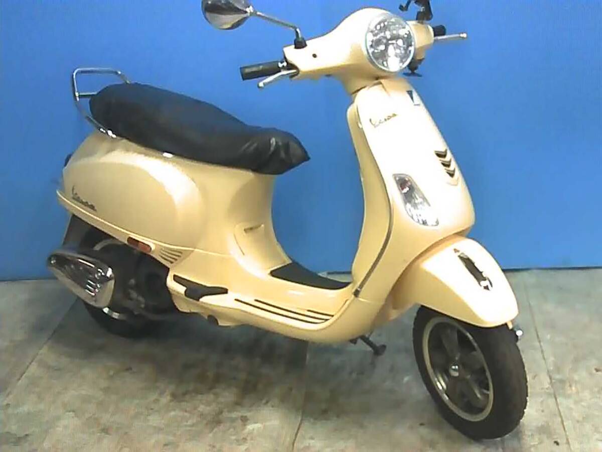 ベスパ VXL125 黄 エンジン始動確認 自賠責保険で乗れます 半額配送キャンペーン 期間限定 現状渡し諸経費¥0- 横浜 P-Yard 045-507-6300拍卖