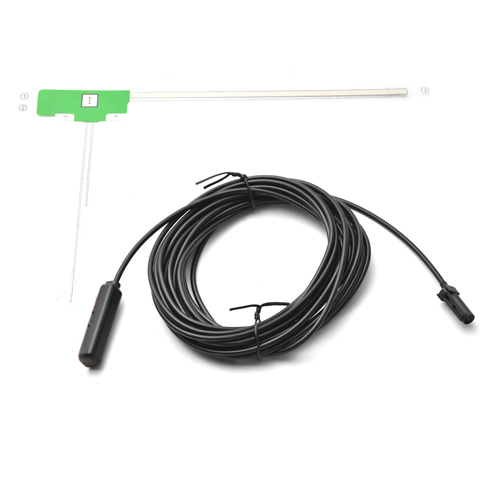 AVIC-EVZ05 EVナビ用 パイオニア カロッツェリア カーナビ L型 フィルムアンテナ 左 1枚+アンテナケーブル コード HF201 1本 セット拍卖