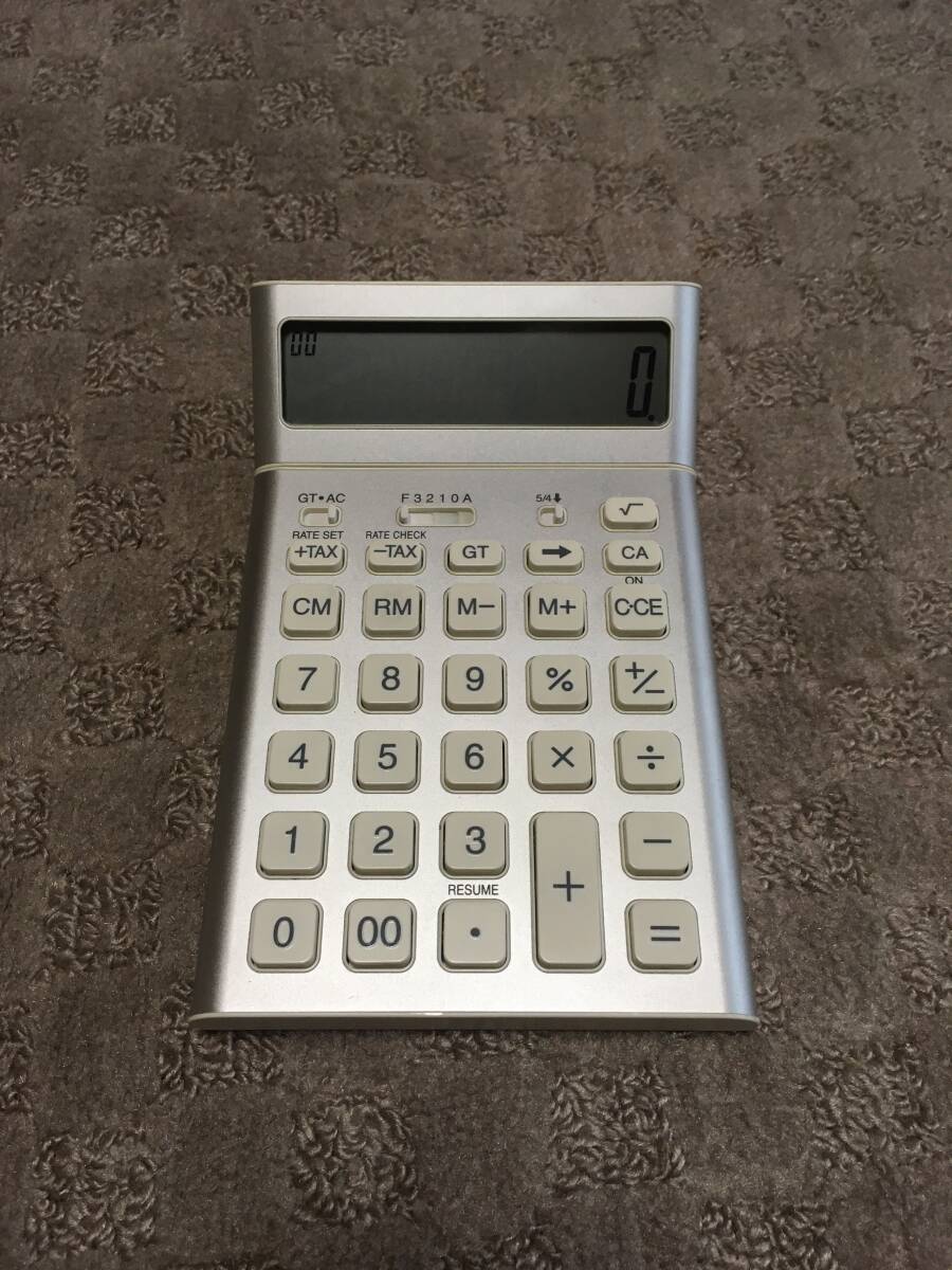 ★希少 MUJI 無印良品 画面が起こせる電卓 12桁 BO-300 / 無印 計算機 電卓 CASIO カシオ拍卖