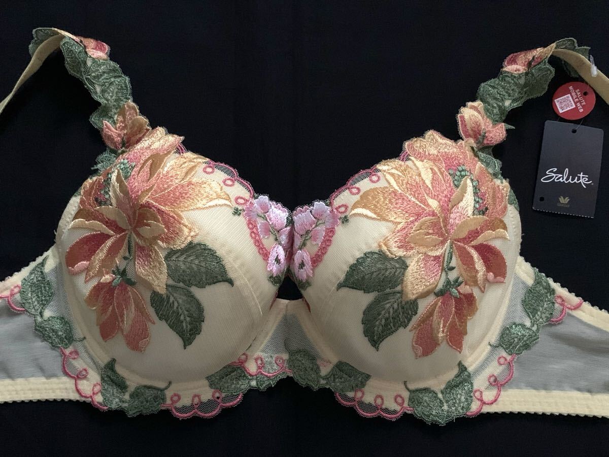 最終処分SALE!サルート 【初夏のガーデン】 YE ブラG65 ワコール 新品タグ付き拍卖