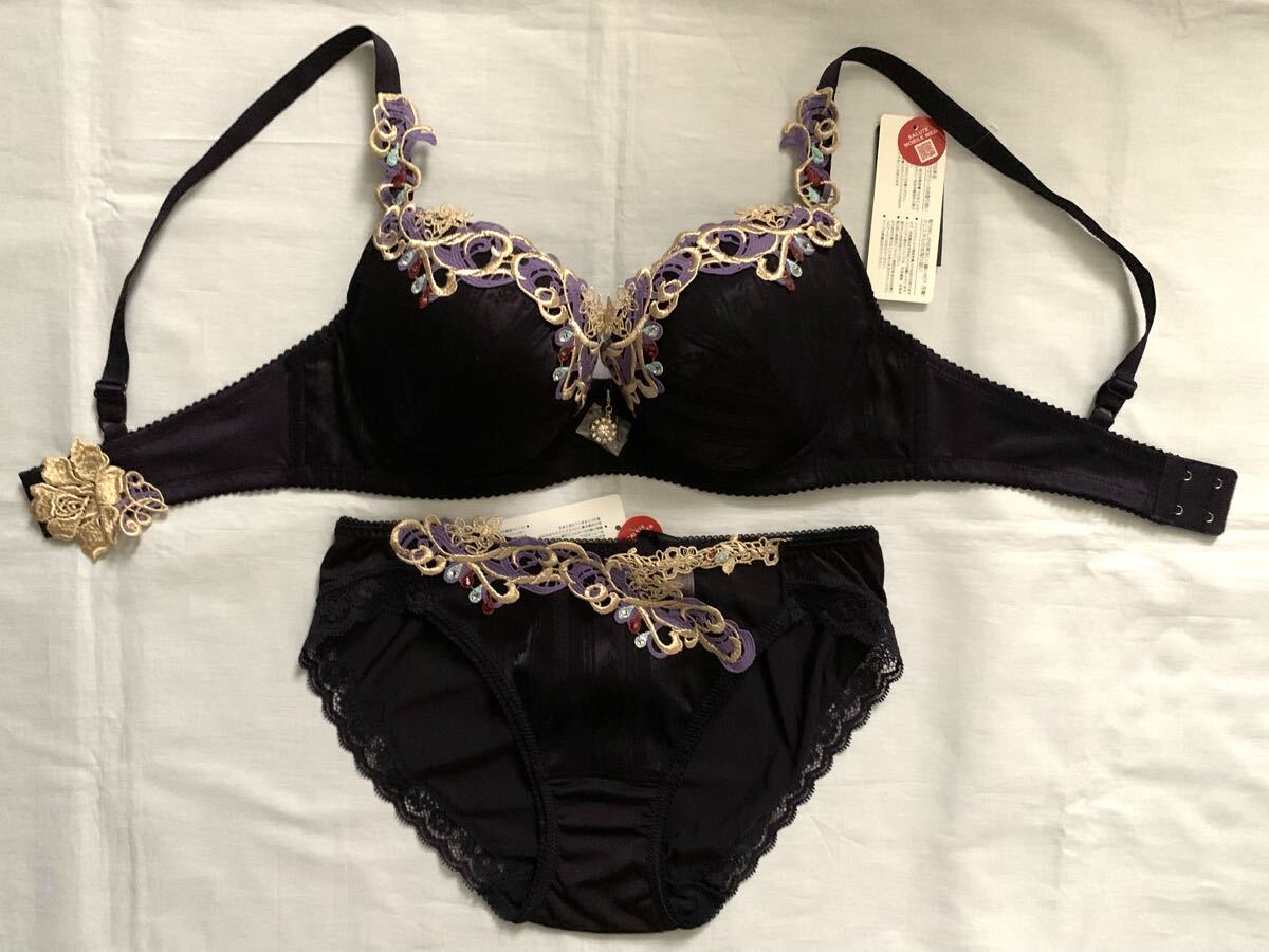 最終処分SALE!サルート 【ジャイプール】 VI ブラE75&ショーツL ワコール プレステージ 新品タグ付き拍卖