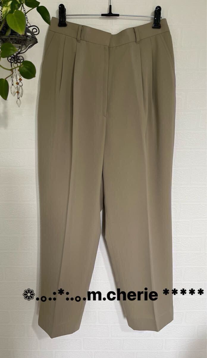 秋 ベージュパンツ スラックス13号 拍卖