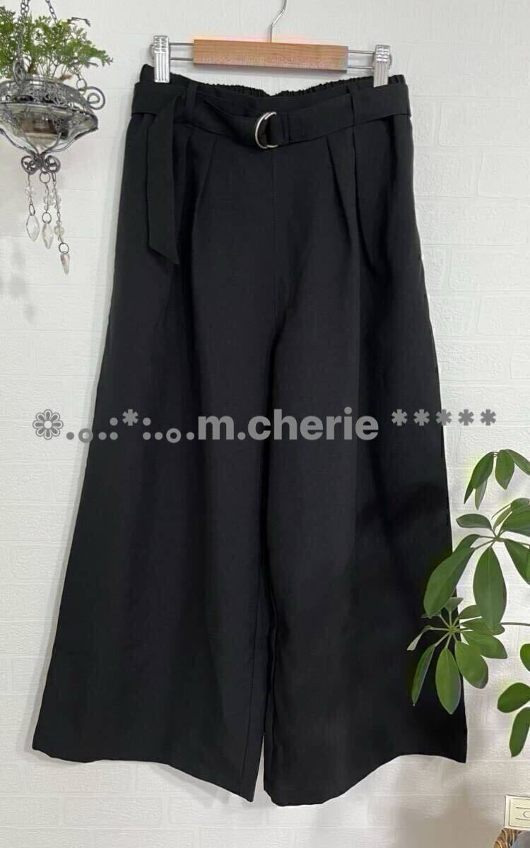 秋ブラックワイドパンツ chocol raffine 拍卖