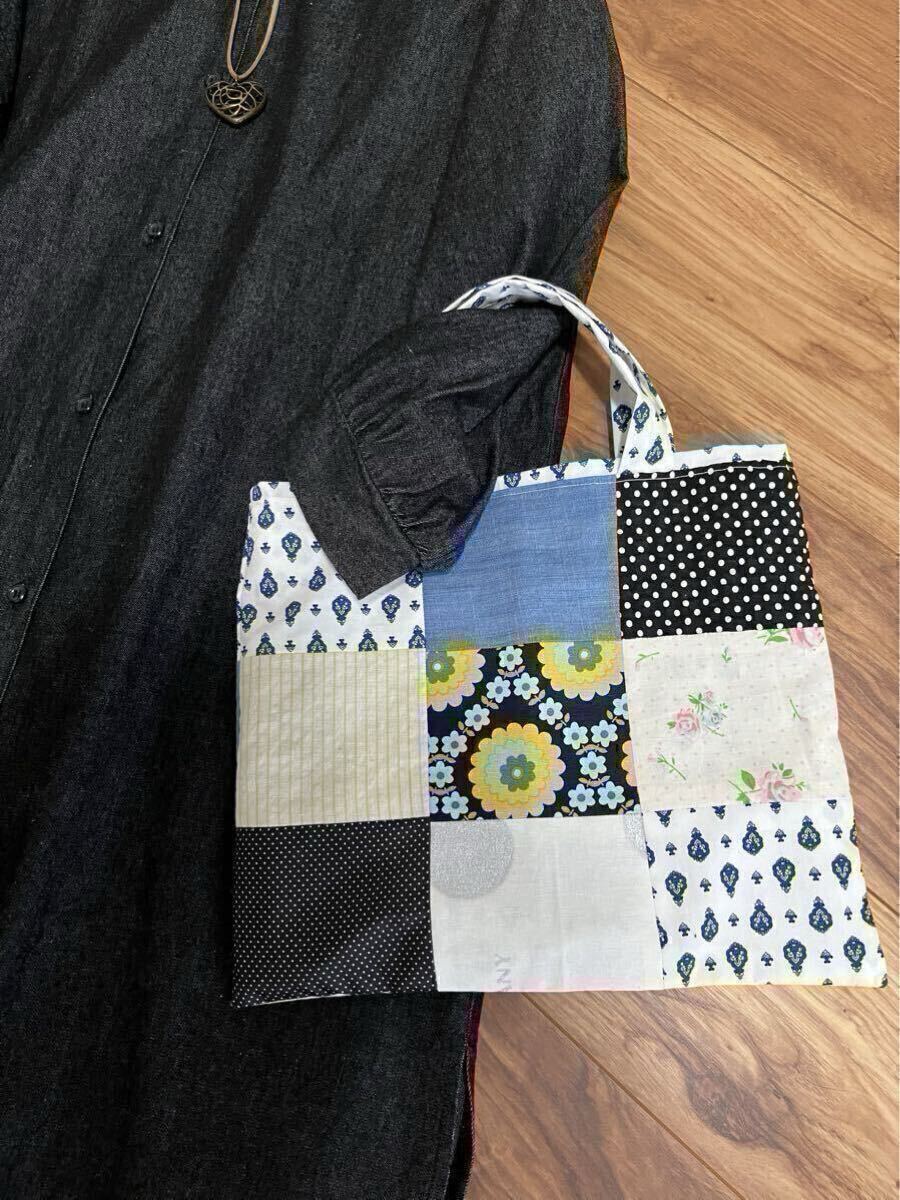 秋 パッチワークミニバック ハンドメイド拍卖