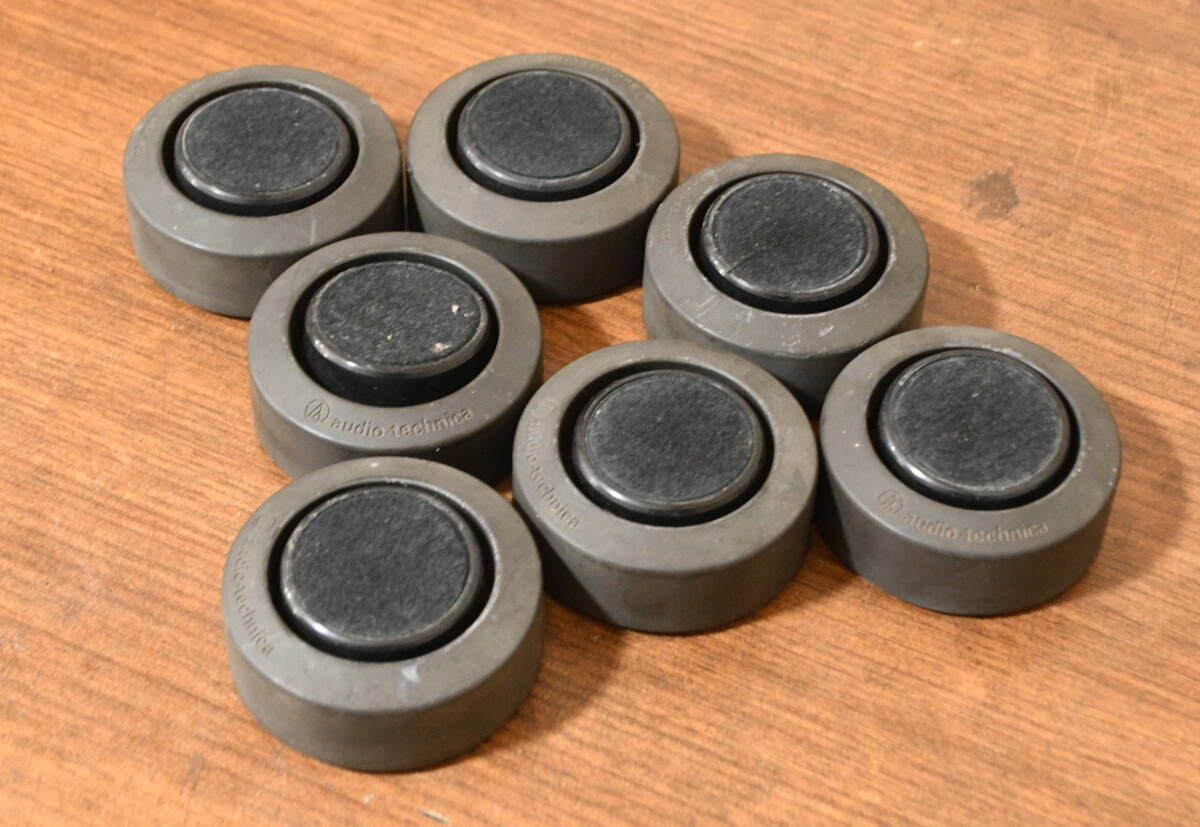 Audio Technica AT-606J ターンテーブル用のインシュレーターx7個 動作良好拍卖